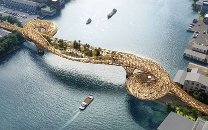 Tin vui cho team mê Thái: Bangkok xây cầu đi bộ đầu tiên qua sông Chao Phraya, thiết kế choáng ngợp ngay gần IconSiam