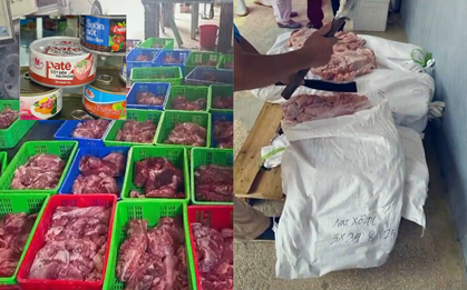 Cận cảnh kho hàng chứa 120 tấn thịt lợn bệnh bốc mùi của Công ty CP Đồ hộp Hạ Long