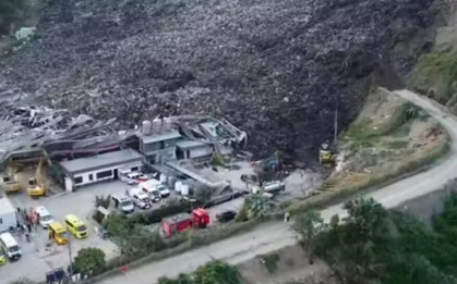 Sạt lở núi rác khổng lồ, 1 người tử vong, 38 người mất tích