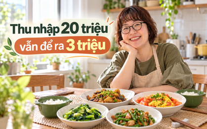 Bảng chi tiêu của mẹ 2 con thu nhập 20 triệu: Chia 7 khoản, vẫn cố giữ 3 triệu tiết kiệm mỗi tháng