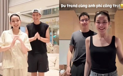 Con trai cao 1m86 của Hoa hậu Thùy Lâm và Tiến sĩ kinh tế: Lên sóng vài giây đã gây sốt