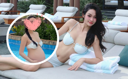 Vũ Thuý Quỳnh khi sắp "vỡ chum": Cùng 1 bộ bikini, bây giờ 2 số phận