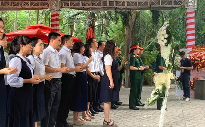 Tổ chức trang trọng lễ tiễn đưa 731 Anh hùng liệt sĩ quy tập tại Công viên Lê Thị Riêng về nơi an nghỉ