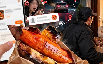 Khách mua 60 nghìn tiền khoai, đòi hoàn tiền còn thách "có giỏi thì đến mà lấy", chủ shop lái xe 800 km xuyên đêm tới nhà cho bõ tức