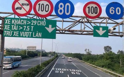 Từ 20/10, CSGT sẽ xử phạt xe “rùa bò” bám làn trái trên cao tốc Cầu Giẽ - Cao Bồ