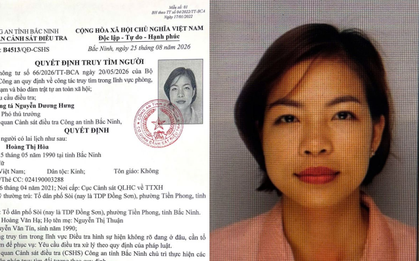 Ai biết Hoàng Thị Hòa SN 1990 ở đâu, đề nghị liên hệ cơ quan công an
