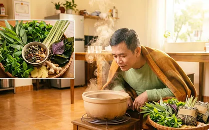 Xông lá giải cảm khi mắc cúm, coi chừng phản tác dụng