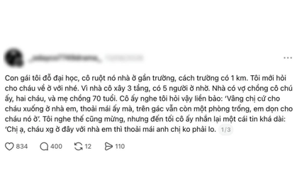 Xin cho con về Hà Nội ở nhờ nhà cô đi học, bà mẹ nhận tin nhắn mà chết điếng: Sao tính toán với cả cháu ruột mình?