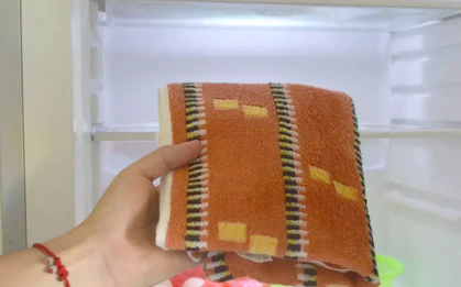 Vì sao nên đặt một chiếc khăn trong tủ lạnh?
