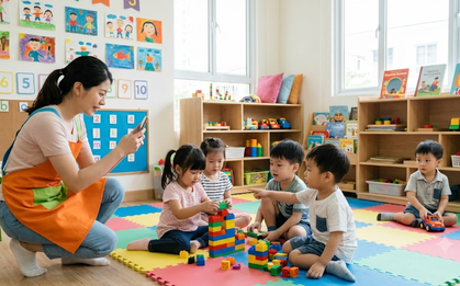 Thấy cô giáo mầm non chụp ảnh lớp mà không có mặt con mình, phụ huynh EQ cao không đùng đùng nổi giận mà phản ứng như này!