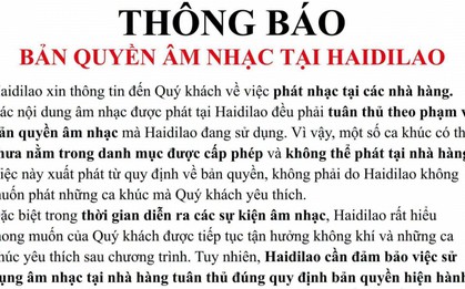 Haidilao bất ngờ thông báo lý do không phát nhạc theo khách hàng mong muốn