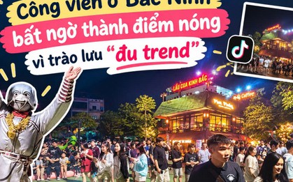 Một đời sống cực nhộn nhịp xung quanh Công viên Lãm Làng nổi tiếng Bắc Ninh: Đông vui như Phố đi bộ Hà Nội