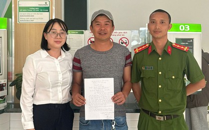 Chuyển nhầm 900 triệu đồng vào tài khoản Vietcombank của người đàn ông ở Ninh Bình, anh Nguyễn Lộc Tài SN 1985 phải trình báo công an