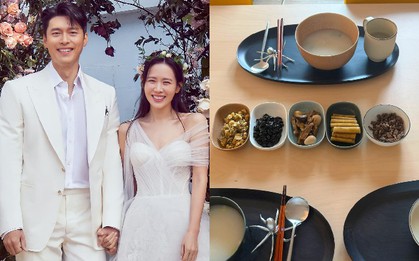 Mâm cơm nhà Son Ye Jin - Hyun Bin bị chê tơi tả