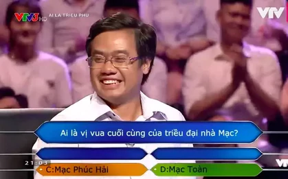 Người chơi "đen đủi" nhất Ai Là Triệu Phú: Dùng hết 4 quyền trợ giúp cho 1 câu hỏi nhưng vẫn trả lời sai