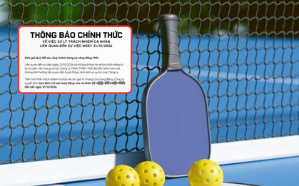 Công ty tạm đình chỉ công việc với KOL pickleball bị bạn gái tố ngoại tình