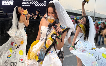 Fan Việt xinh như mộng mặc váy cưới được G-Dragon "thả tim": Chi phí chưa đến 2 triệu nhưng đầy ý nghĩa