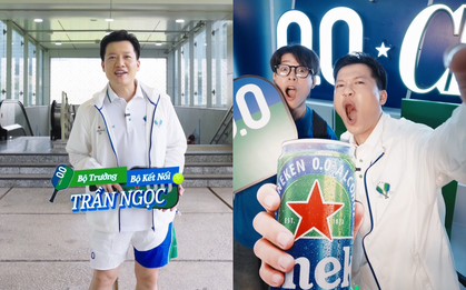MC Trần Ngọc nhận KPI kết nối người lạ, sân pickleball bất ngờ xuất hiện giữa ga Metro Bến Thành!