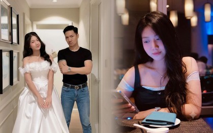 Phản ứng đáng yêu của con gái Mạnh Trường khi xem cảnh bố hôn bạn diễn