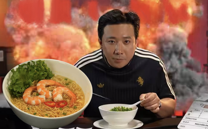 Trấn Thành nổi tiếng khó tính chuyện ăn uống, vậy mà ăn tô mì gói còn húp cạn rồi lật đáy tô ra xem