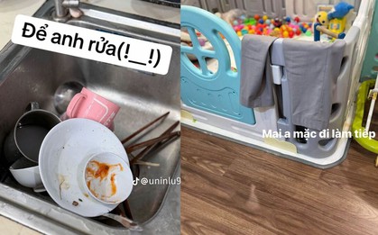 Trào lưu 'bóc phốt dự án ma' của những ông chồng vừa lười vừa bừa bộn