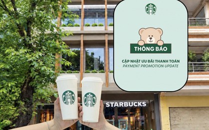 Starbucks tạm ngưng loạt ưu đãi thanh toán bằng Visa, Techcombank từ tháng 10, khách hàng cần phải làm gì?