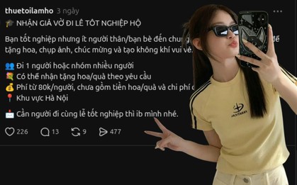 Nở rộ nhu cầu thuê người làm thay mọi việc: Đi dạo đón thu Hà Nội 40k/ giờ, nhận hàng hộ 50k/ lượt