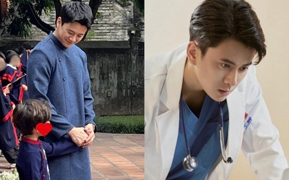Danh tính chàng trai chụp hình ở Văn Miếu đang được xin info khắp threads: Là “bác sĩ đẹp trai nhất Tuyên Quang”