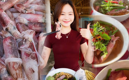 Việt Nam có làng chài bán loại mực chết là mất giá, nửa triệu đồng một kg mà người dân vẫn vô tư ăn với mì tôm
