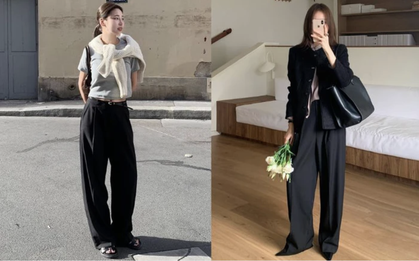 Hay mặc quần ống rộng, chị em chỉ cần biết đúng 3 bí kíp siêu tôn dáng