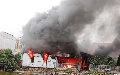 Cháy dữ dội nhà tình thương nuôi trẻ khuyết tật