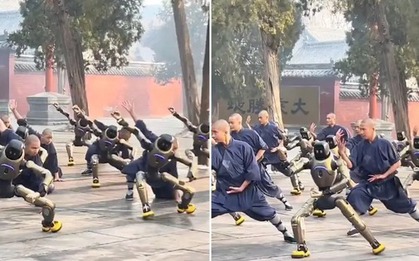 Video robot hình người Trung Quốc luyện võ tại Thiếu Lâm Tự gây sốt: Bước tiến công nghệ khiến người xem vừa kinh ngạc vừa lo sợ