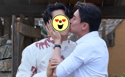 Lộ ảnh Quốc Trường hôn 1 người đàn ông