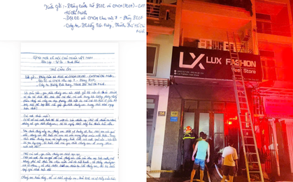 "Cảm ơn các anh vì đã cho chúng em được sống lại thêm một lần nữa!": Lá thư của gia đình 4 người được cứu khỏi biển lửa ở TP.HCM gây xúc động