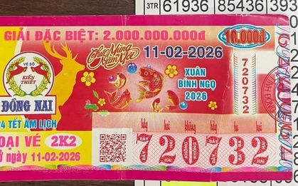 Xổ số miền Nam: Người trúng 2 giải độc đắc vé Xuân Bính Ngọ 2026 đã lộ diện