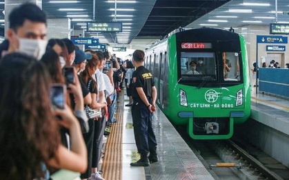 Hà Nội miễn phí vé 9 ngày Tết, thay đổi tần suất chạy 2 tuyến đường sắt trên cao