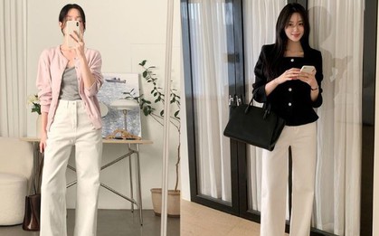 Quần jeans trắng đang hot trở lại và 4 cách mặc trẻ trung, đậm chất nữ tính