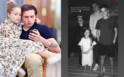 Thương cho tiểu thư Harper Beckham, đăng liền 2 bài yêu thương, tag tên anh cả xa cách nhưng nhận lại chỉ là "silent treament"