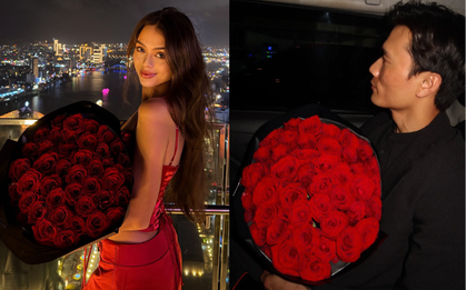 Luôn là cặp đôi lãng mạn nhất, thủ môn Bùi Tiến Dũng khiến vợ mẫu Tây xúc động vì món quà Valentine