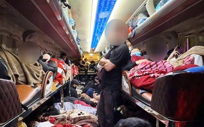 Kỷ lục: Xe khách bị phạt gần 300 triệu đồng ngày cận Tết và khung cảnh 'không thể tưởng tượng' bên trong