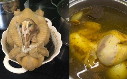 “Kiếp nạn” luộc gà cúng Giao thừa: Đầu cánh đảo lộn, da thì toác, còn cứu nổi không?