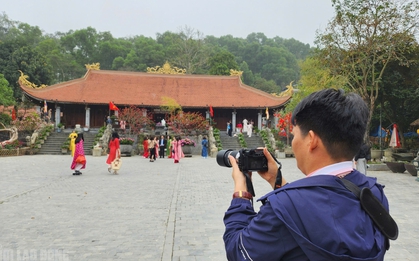 Ngôi chùa cổ ở Thanh Hóa hút giới trẻ tới check-in ảnh Tết