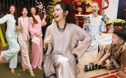 29 Tết MXH ngập ảnh dàn sao Việt diện áo bà ba, không khí xốn xang vui quá chừng!