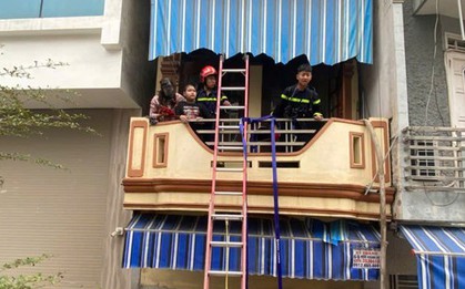 Cứu 2 người trong vụ cháy nhà vào sáng mùng 1 Tết