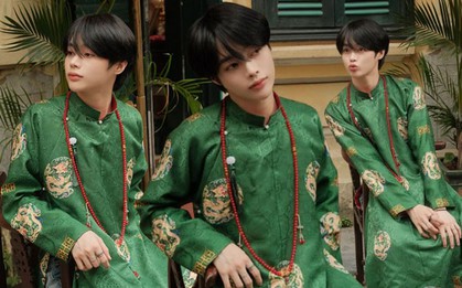 Nam thần trong nhóm nhạc Hàn Quốc tung ngay bộ ảnh áo dài đón Tết, hoá ra vì lý do đặc biệt!