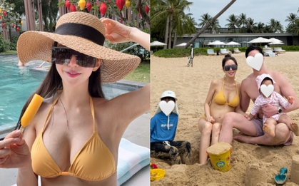 Vợ chồng tài tử Secret Garden đón Tết ở Phú Quốc, sắc vóc bà bầu gây ngỡ ngàng!