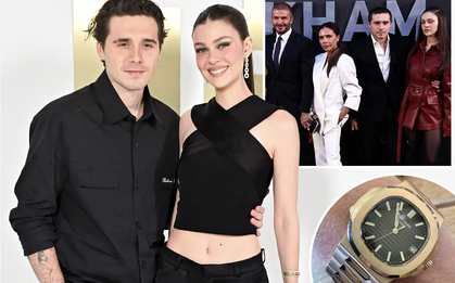 Cạn tình cạn nghĩa nhưng vật chất hưởng không sót thứ gì: Brooklyn vẫn đeo đồng hồ 9 tỷ do bố - David Beckham tặng