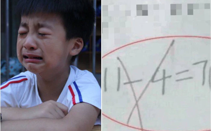 Con làm phép tính "11 - 4 = 7" bị cô giáo gạch đỏ, mẹ tưởng cô chấm sai, bức xúc chất vấn và cái kết ngỡ ngàng