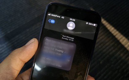 Công an cảnh báo người dân nhận được tin nhắn có nội dung sau