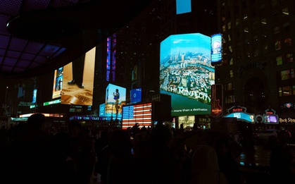 Khi hình ảnh đất nước Việt Nam tỏa sáng tại Times Square dịp Tết